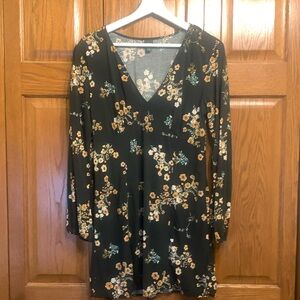 Wild Fable size L, floral dress, gently worn